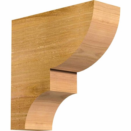 Ekena Millwork Ridgewood Rough Sawn Rafter Tail, Western Red Cedar, 4"W x 12"H x 12"L RFT04X12X12RID00RWR